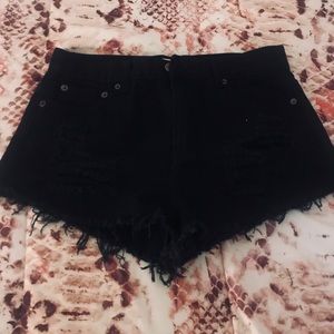 Cheeky cut off shorts